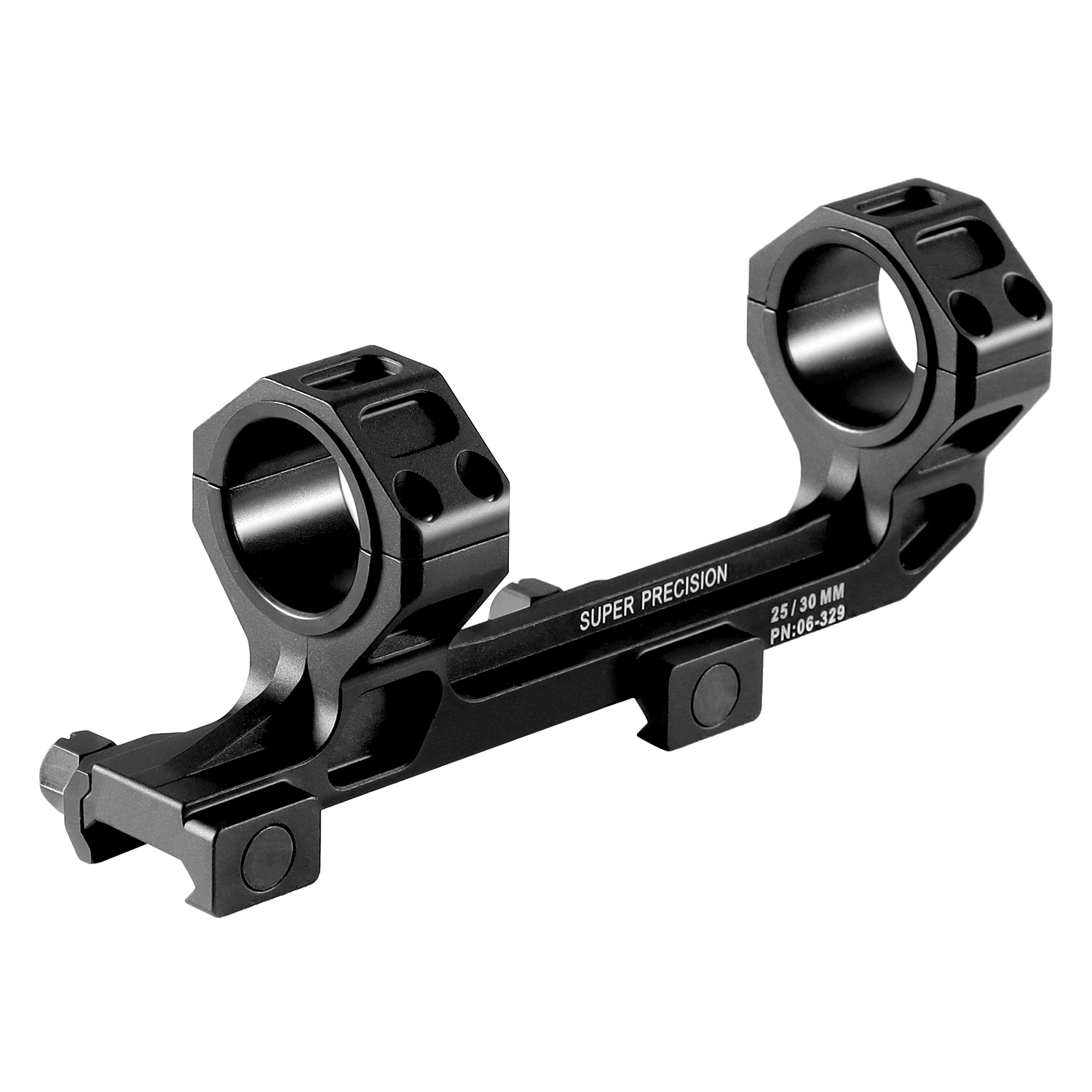 Wood Lathe Bed Extension - Pierścienie montażowe lunety na wsporniku Super