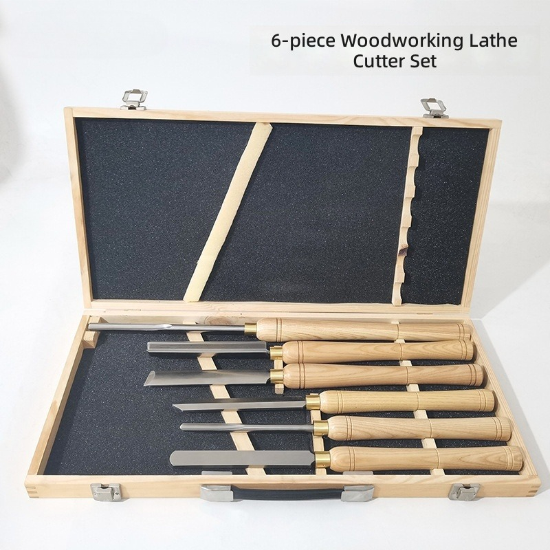 Woodturning Tools Set Hss - Nowy zestaw sześciu noży tokarskich do