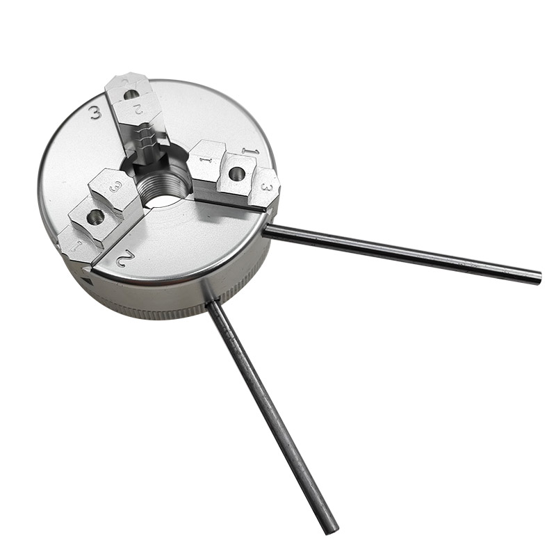 Wood Lathe Chuck 4 Jaw - Mini uchwyt tokarski 3-szczękowy samocentrujący 48mm