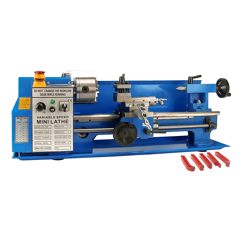 Mini Metal Lathe 7X14 - Chiński poziomy mały tokarka stołowa 7x14