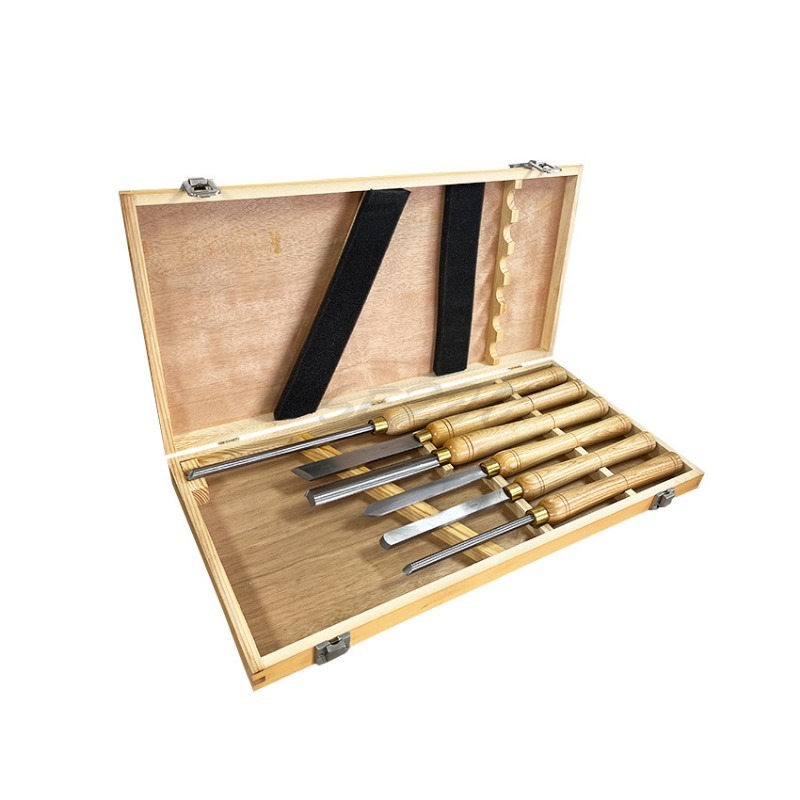 Woodturning Tools Set Hss - 6 SZT./zestaw Noży Tokarskich z Rękojeścią