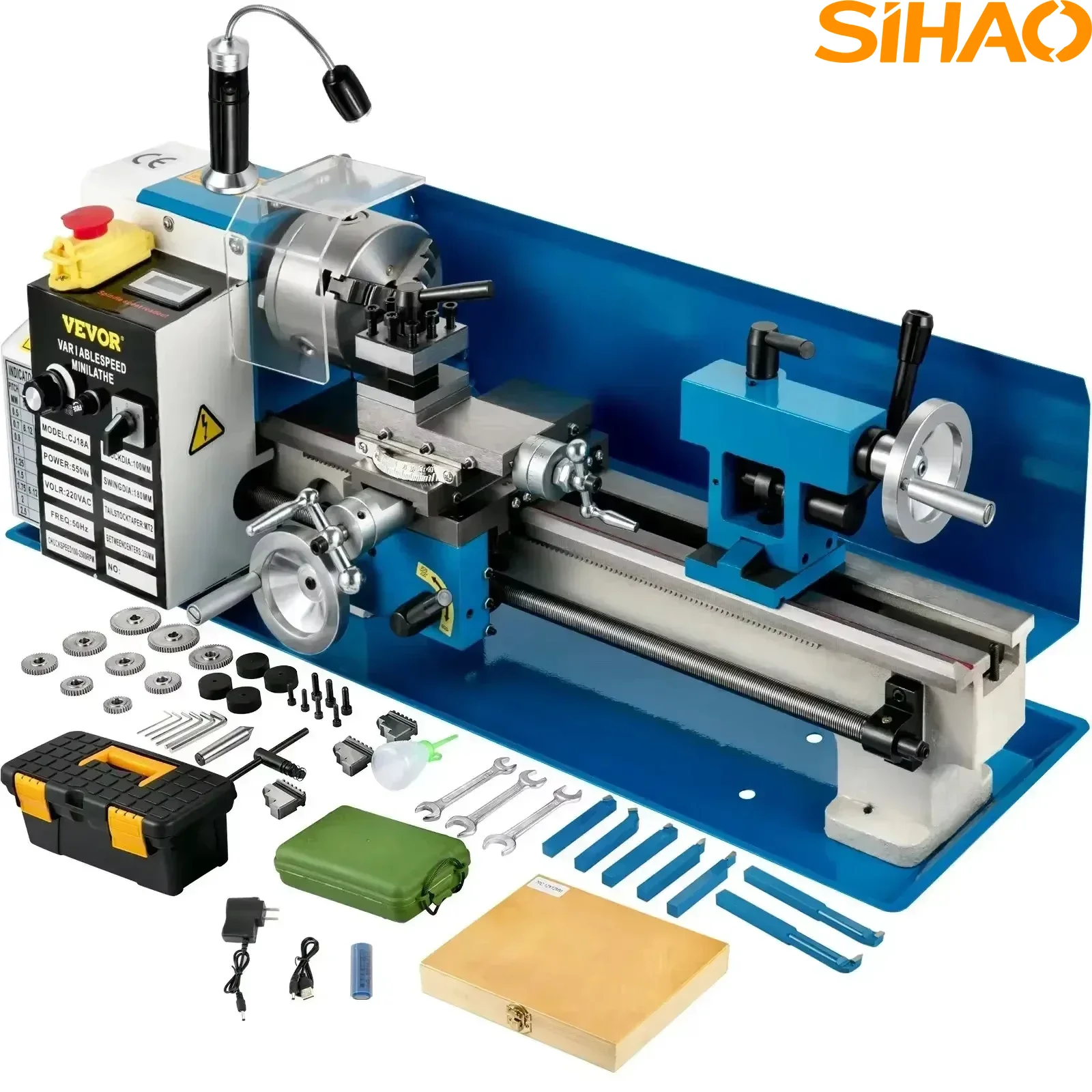 Mini Tokarka Metalowa SIHAO 7x – Mini Metal Lathe 7X14 recenzja i cena