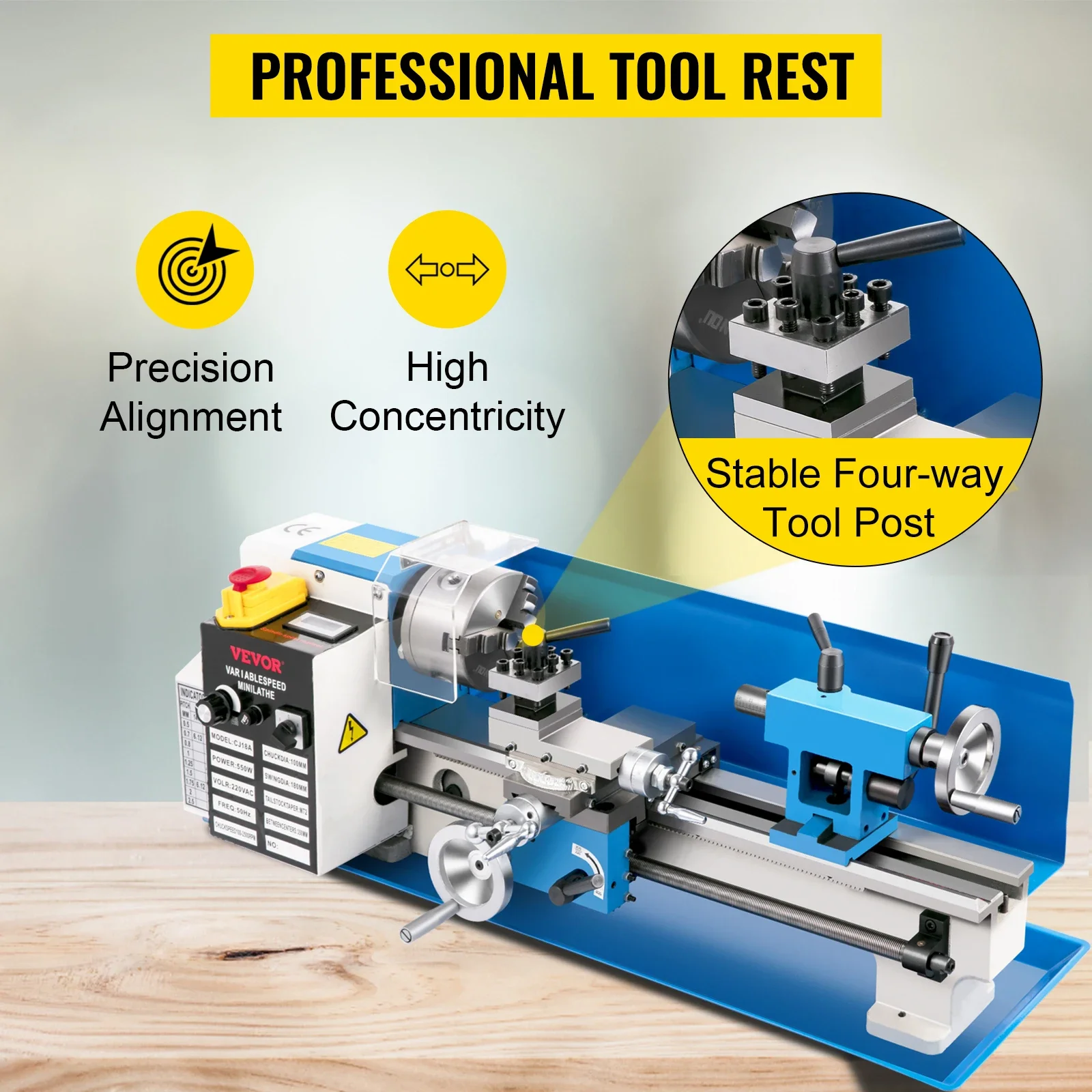 Mini Tokarka Metalowa SIHAO 7x – Mini Metal Lathe 7X14 recenzja i cena