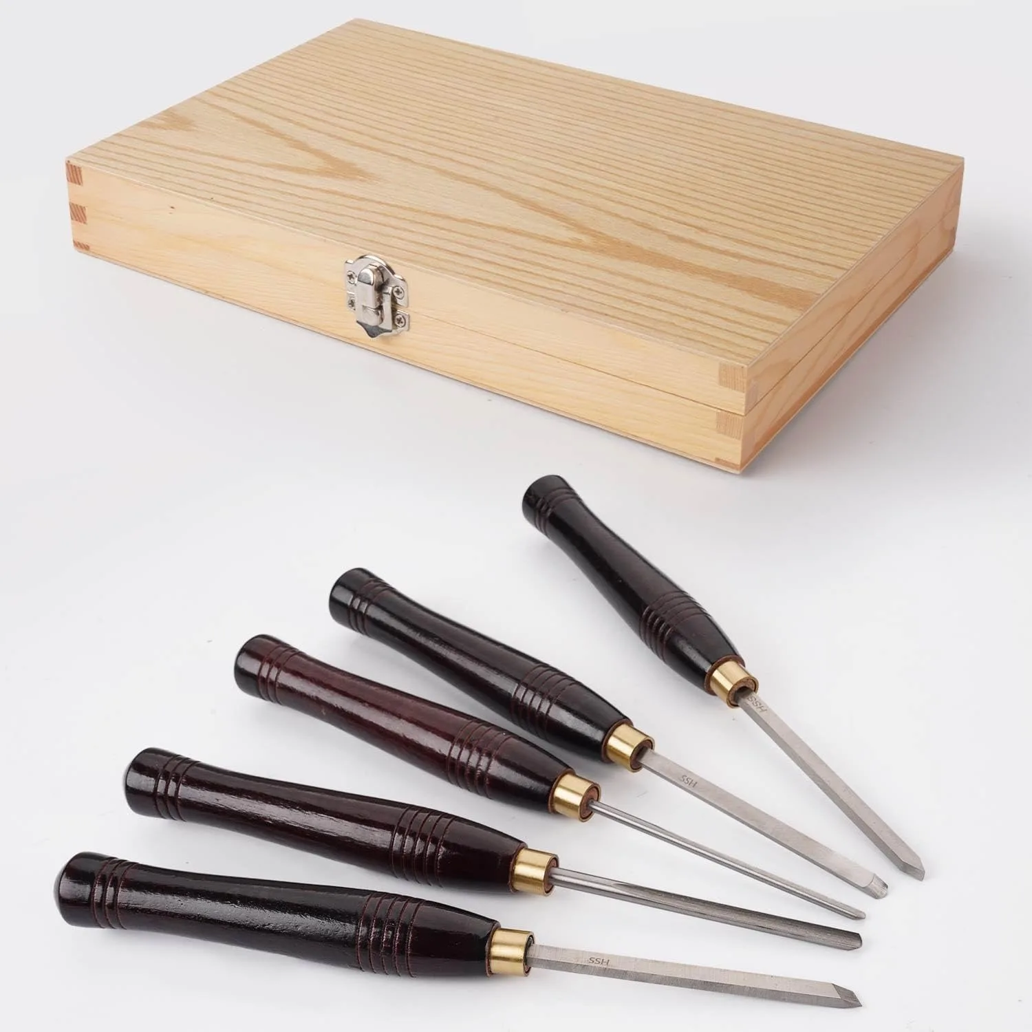 5 szt. Zestaw dłut tokarskich  – Woodturning Tools Set Hss recenzja i cena