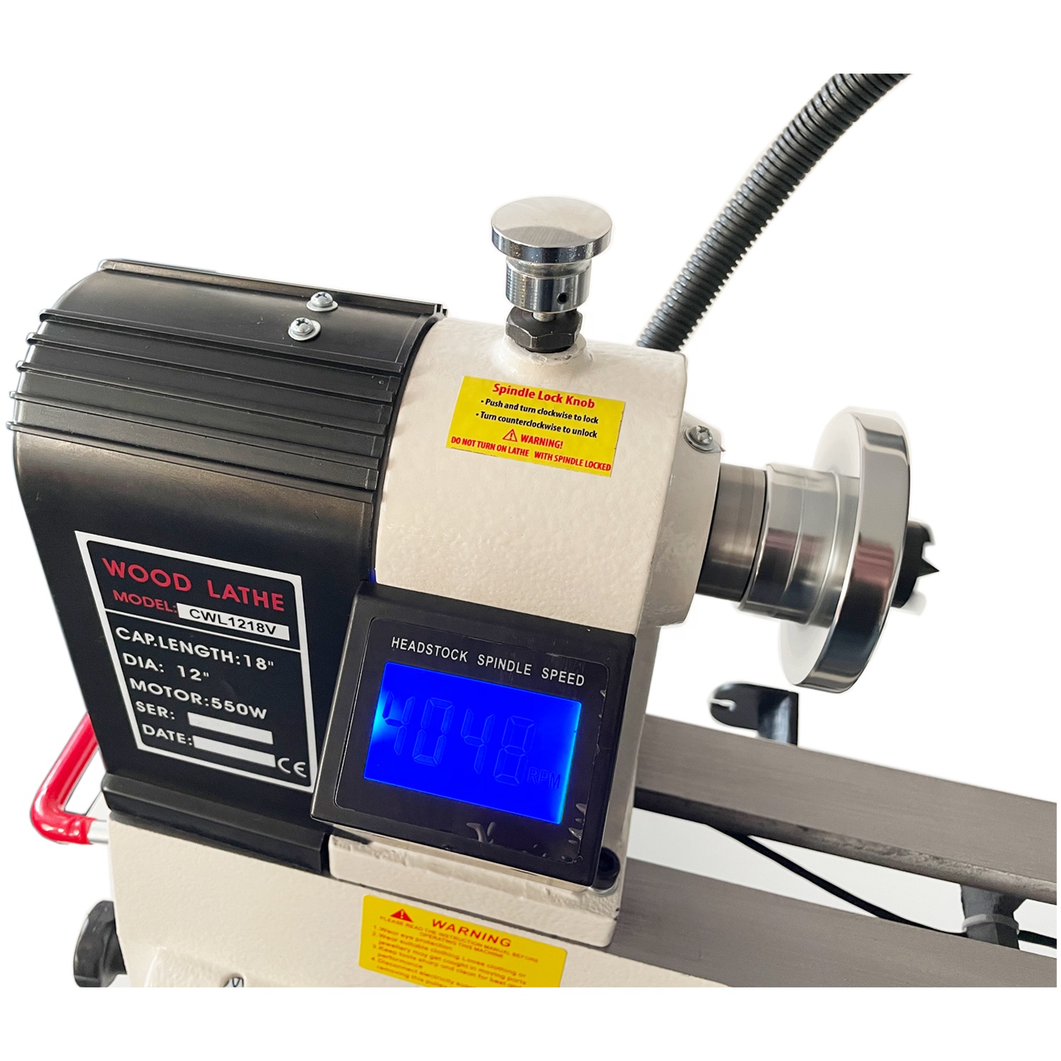 CHANSEN Produkt # CWL1218V Min – Woodworking Lathe Variable Speed 550W recenzja i cena