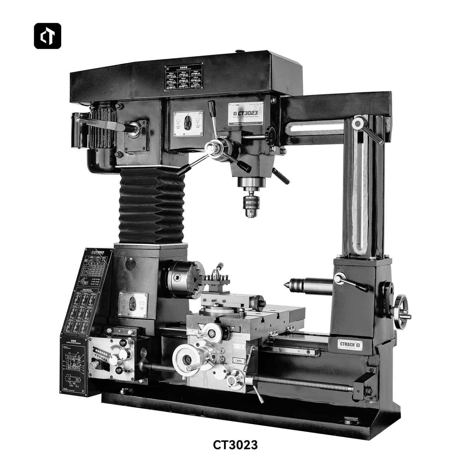 CT3023 – wielofunkcyjna tokark – Bench Lathe 750W Metal recenzja i cena