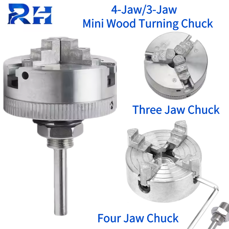 Mini uchwyt tokarski z 3 lub 4 – Wood Lathe Chuck 4 Jaw recenzja i cena