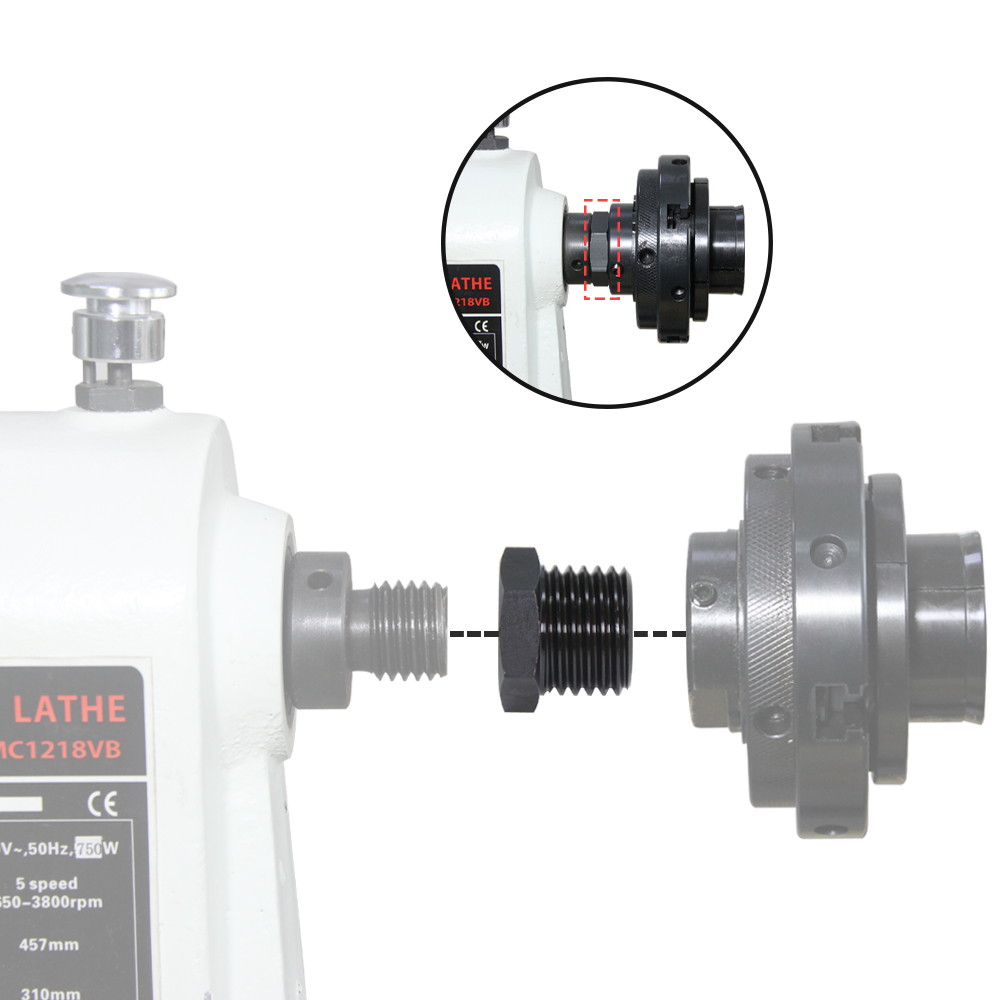 Adapter wrzeciona tokarki do d – Wood Lathe Duplicator Attachment recenzja i cena