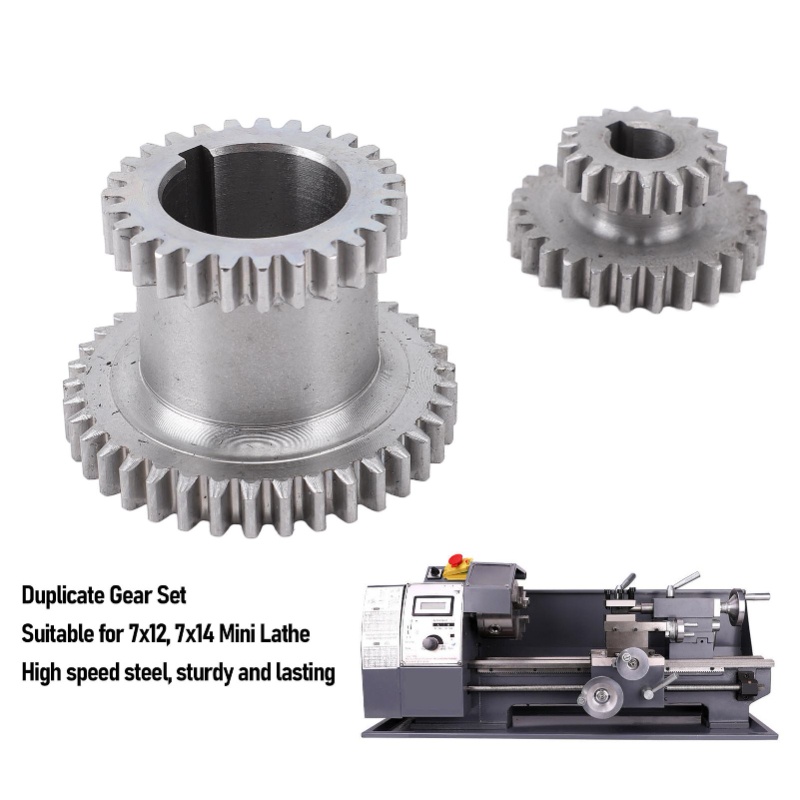 Zestaw metalowych zębatek, 2-b – Mini Metal Lathe 7X14 recenzja i cena