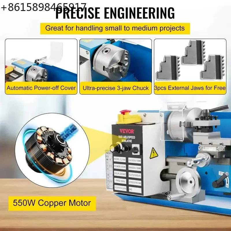Tokarka metalowa SIHAO Mini 7x – Mini Metal Lathe 7X14 recenzja i cena