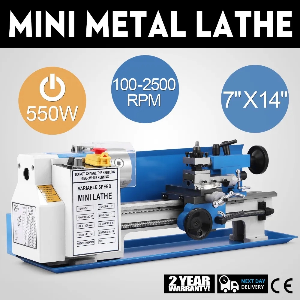 Mini Tokarka CJ 0618 550W 7
