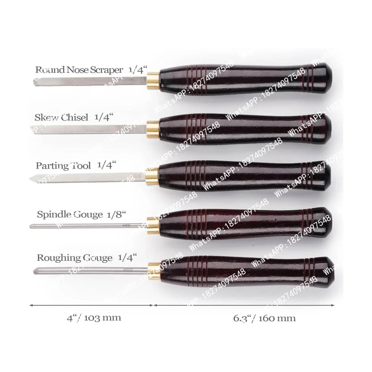5-częściowy zestaw narzędzi do – Woodturning Tools Set Hss recenzja i cena