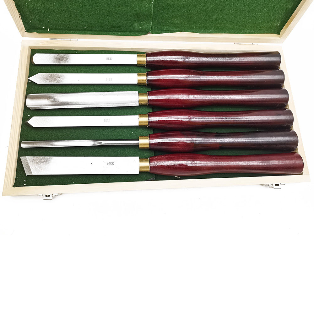 Zestaw 6 narzędzi do obróbki d – Woodturning Tools Set Hss recenzja i cena